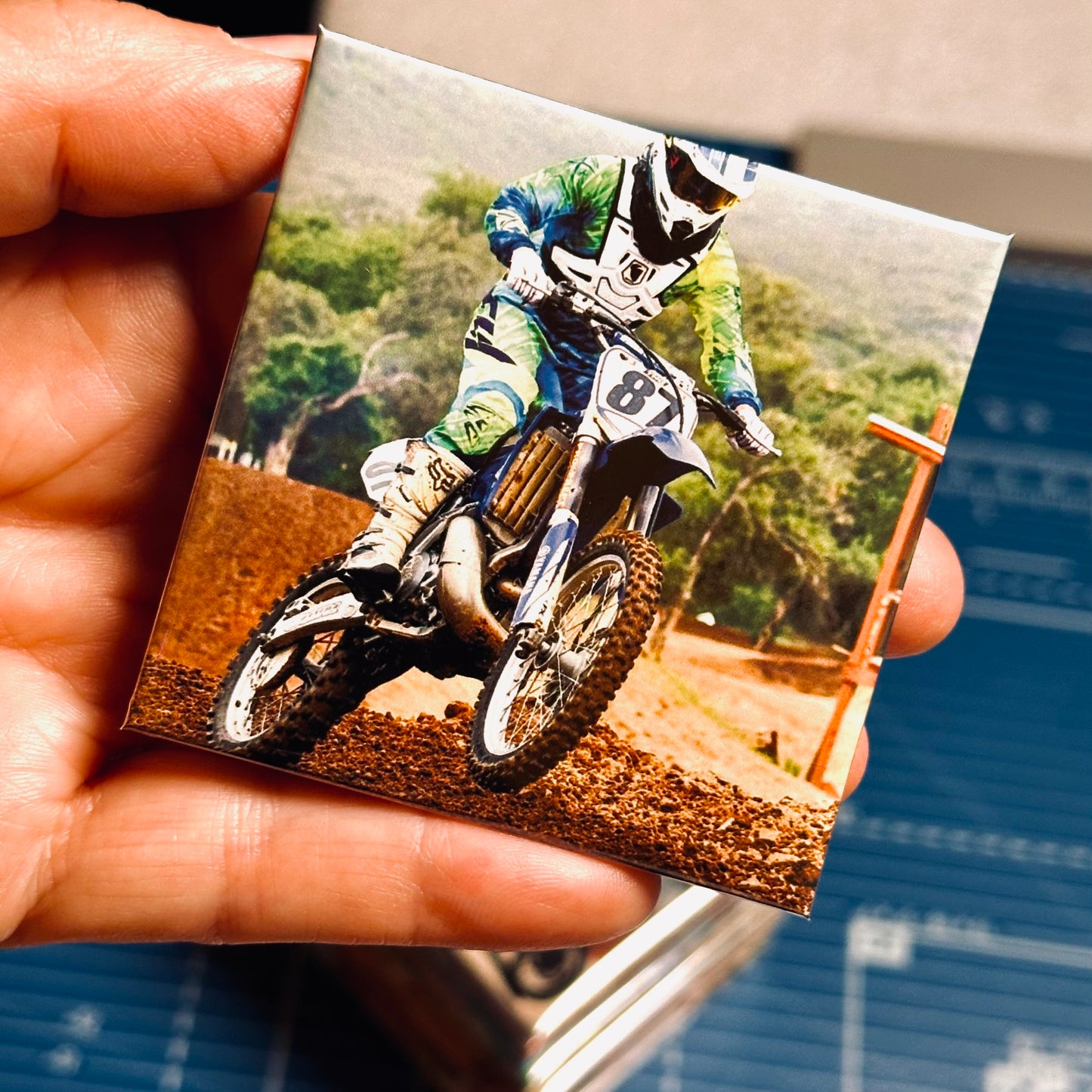 Custom Square Photo Magnets 2.5"x2.5" (63.5x63.5mm)