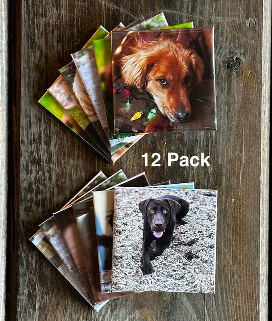 Custom Square Photo Magnets 2.5"x2.5" (63.5x63.5mm)