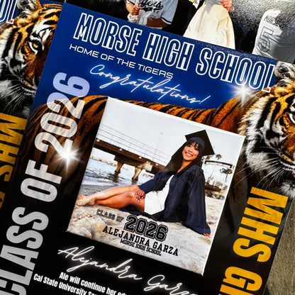 Custom Square Photo Magnets 2.5"x2.5" (63.5x63.5mm)
