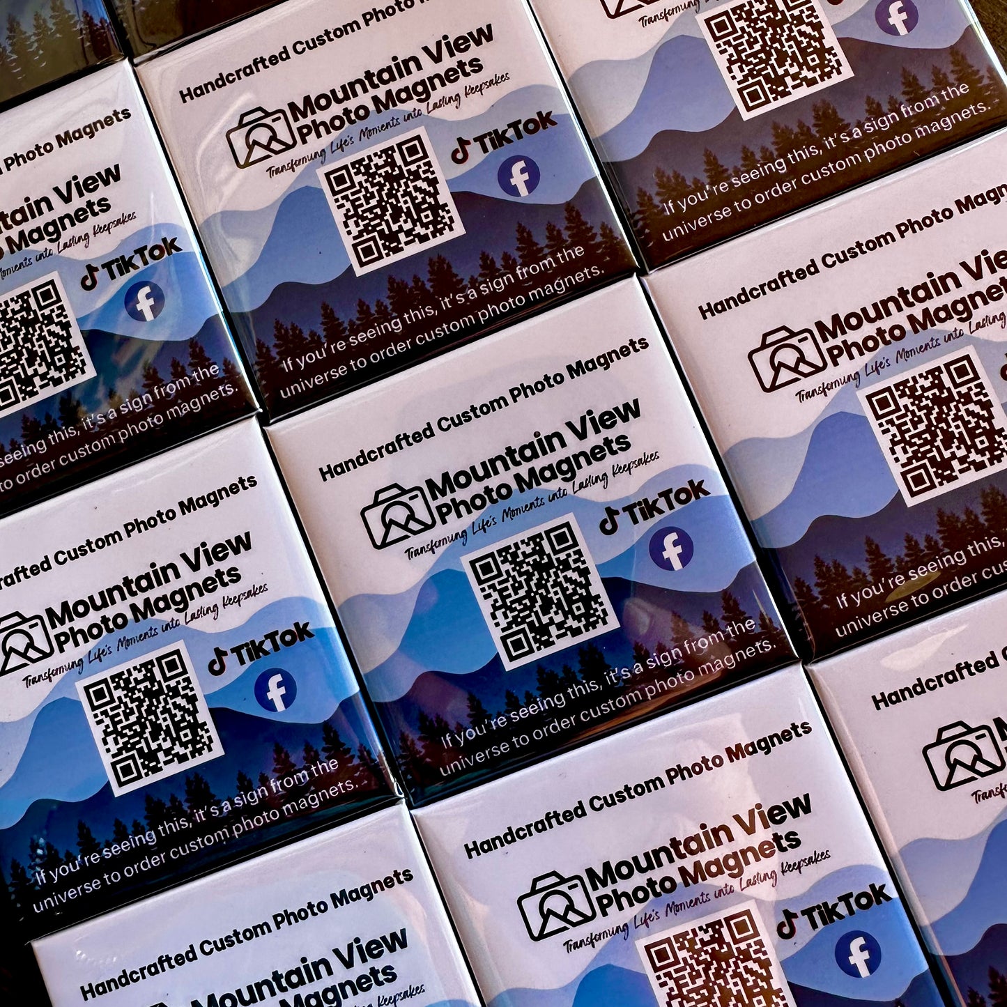 Custom Square Photo Magnets 2.5"x2.5" Bulk Orders 50+