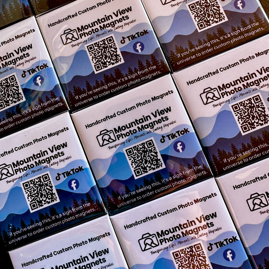 Custom Square Photo Magnets 2.5"x2.5" Bulk Orders 50+