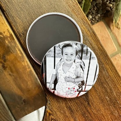 Custom Round 2.25" Photo Magnet