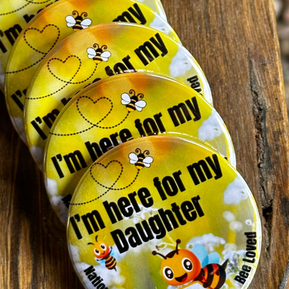 Custom Round 2.25" Pinned Back Button