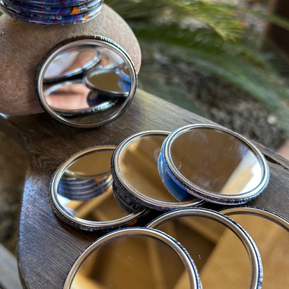 Custom Round 2.25" Photo Mirror