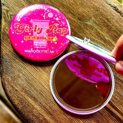 Custom Round 2.25" Photo Mirror