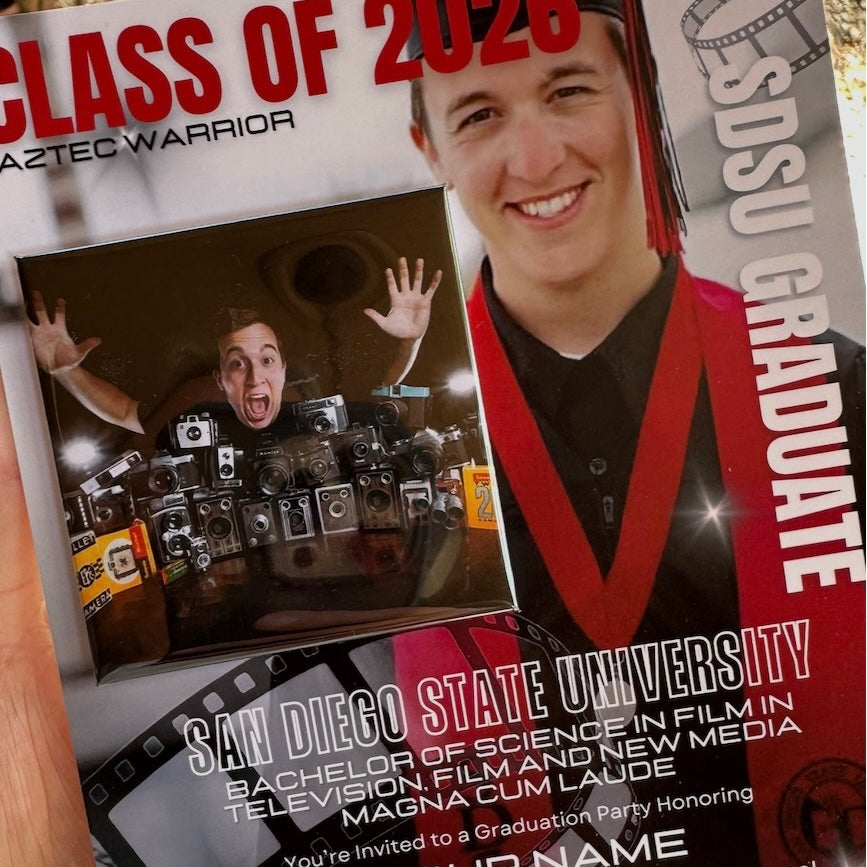 Custom Square Photo Magnets 2.5"x2.5" (63.5x63.5mm)