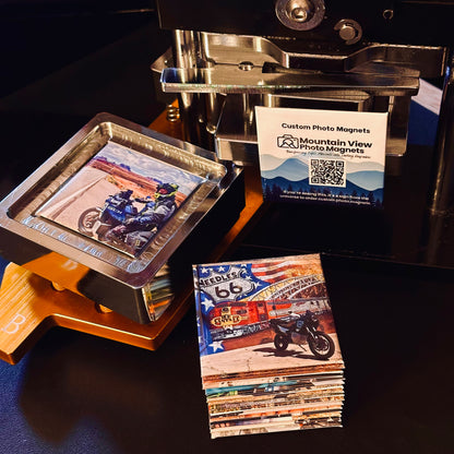 Custom Square Photo Magnets 2.5"x2.5" (63.5x63.5mm)